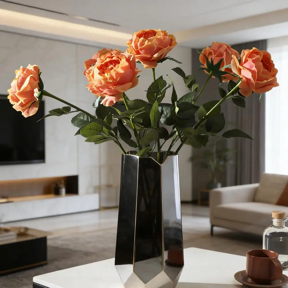 

Artificial Rose Flower Faux Silk for Scrapbook Home Decoration Wedding Bouquet Party Valentine's Day gifts