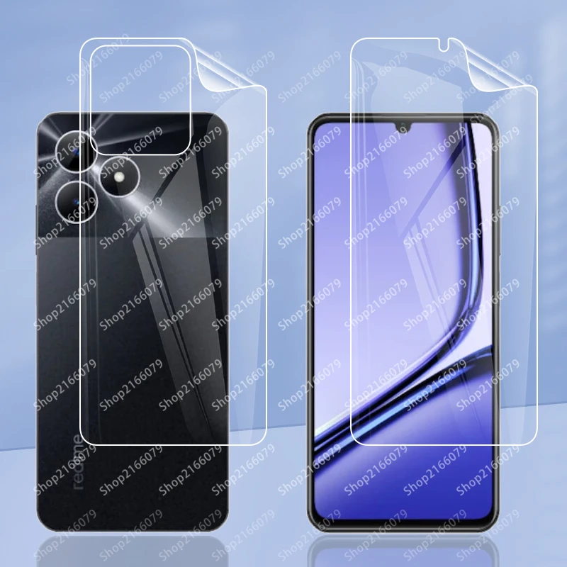 For Realme Note 50 Note50 C51 C53 Narzo N53 Clear TPU / Matte Anti-Fingerprints Hydrogel Full Cover Soft Screen Protector Film
