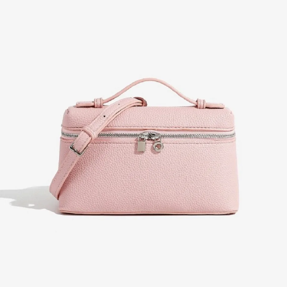 Premium Sense of Niche Lychee Grain Schultertasche, schlichte, modische Lunchbox-Damentasche, exquisite Mini-Handtasche, Umhängetasche