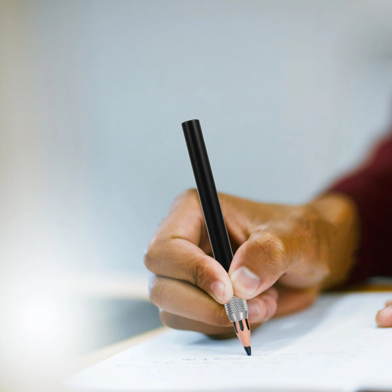 

4Pcs Universal Pencil Lengthener Extender for Kids Artists Drawing Writing Sketch Pencil Holder School Office Stationery