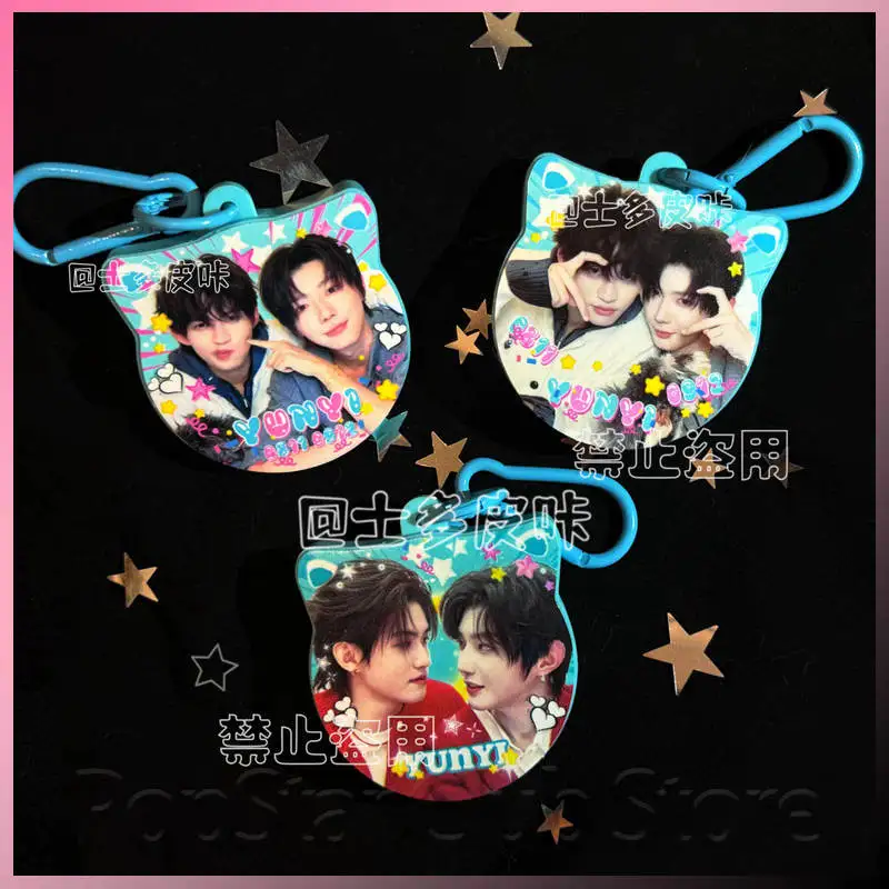 Yunyi Xinghe Cat Ear Sound Badge Double Character Starry Voice Cute Pendant Bag Hanging Decoration Tv Pendant Collect Acg Gifts