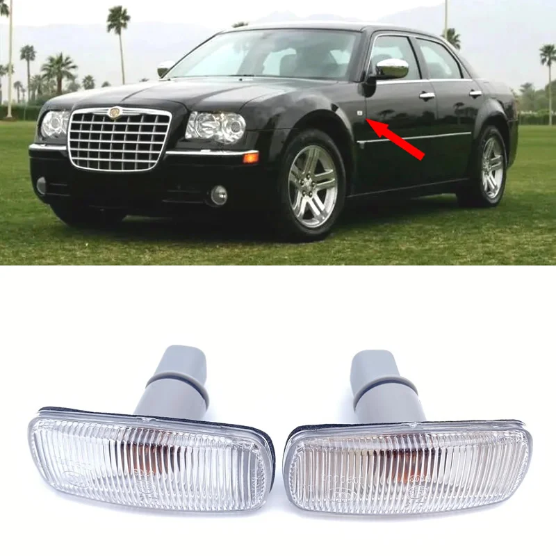 Side Marker Turn Signal Lamp for Chrysler 300C Fender Signal for Dodge Journey Side Repeater Lamp for JEEP Patriot Blinker Light