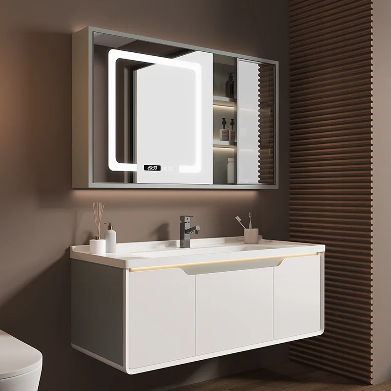 Large Source Bathroom Cabinet Surface Storage Design Auxiliary Bathroom Cabinet High Bathroom Furniture Badekabs Kabinet XYYSG
