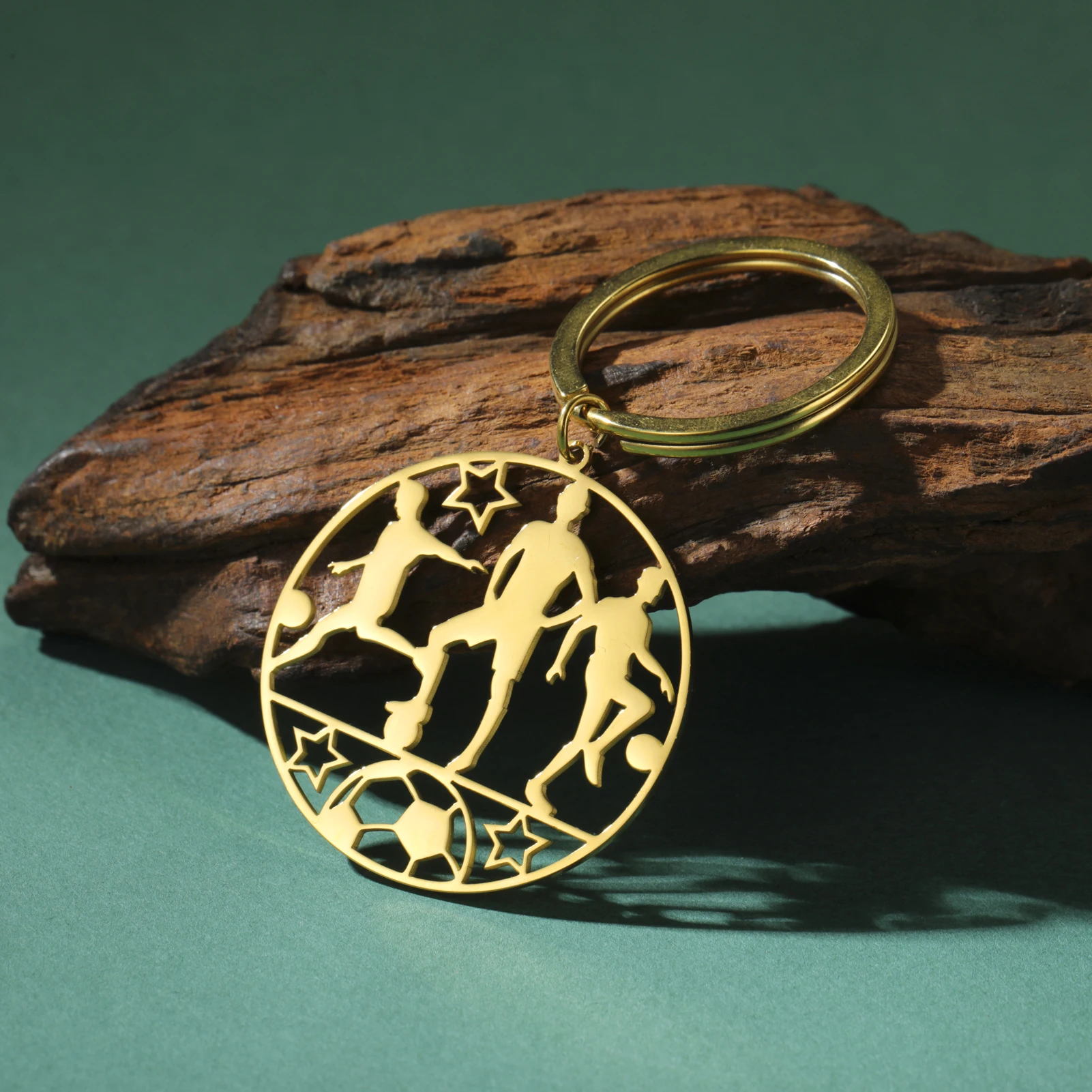 COOLTIME Sporte reignis Schwimmen Basketball Anhänger Schlüssel bund Edelstahl Sportler Schlüssel ring Auto Schlüssel bund Sport liebhaber Schmuck – Detail 19