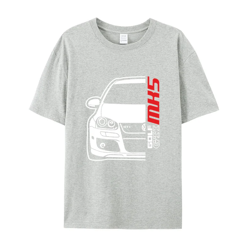 GTI MK5 Car Black T-Shirt 100% Cotton XS-5XL