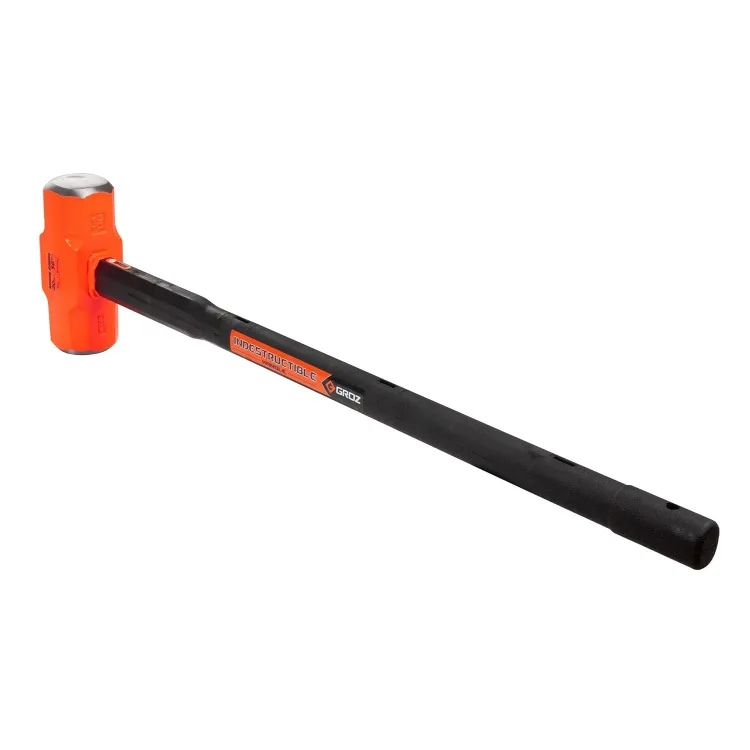 Heavy Duty 20lb Sledge Hammer with 36-Inch Indestructible Handle | Hard Face Steel Head 52 HRC