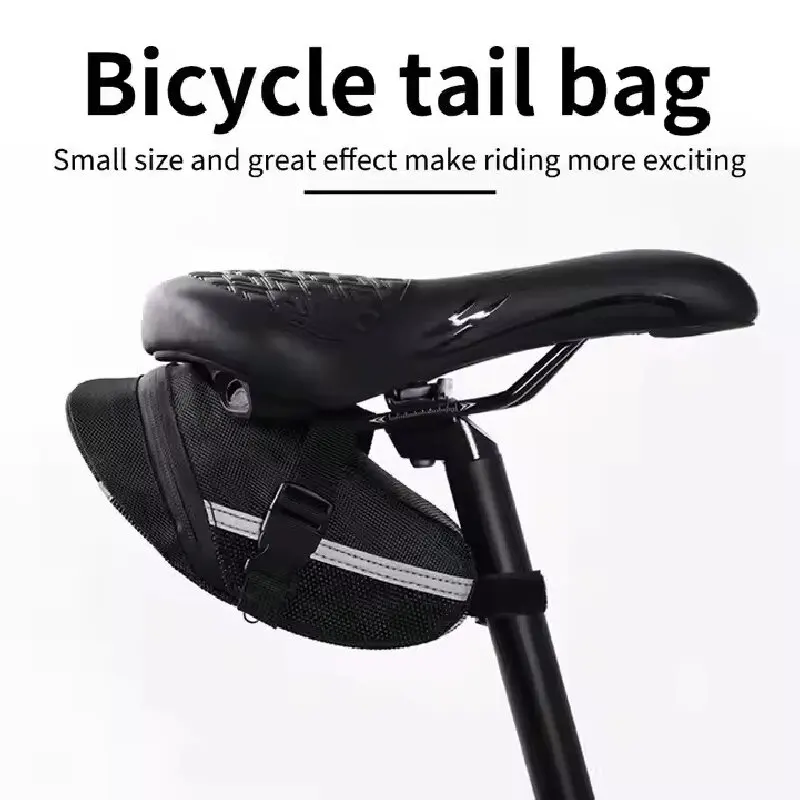 

Bicycle Small Tail Bag MTB Road Bike Saddle Bag 600D High Density Light Weight Cycling Saddle Bag