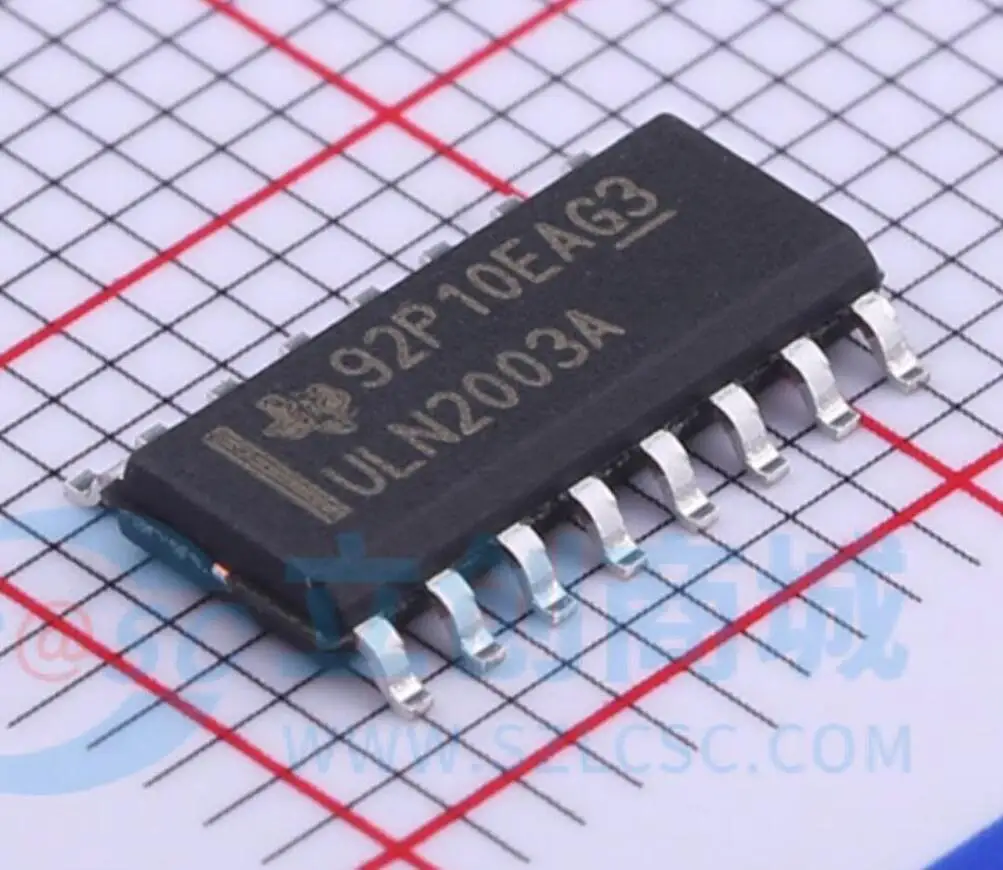 70 Uds ULN2003A ULN2003ADR ULN2003AG SOP16 100% nuevo Chipset original IC componente electrónico SMD