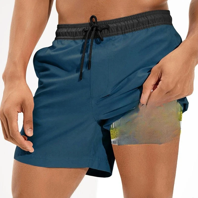 

Eco-friendly beach shorts and swim trunks Quick-drying polyester casual style swimsuit camouflage printed shorts