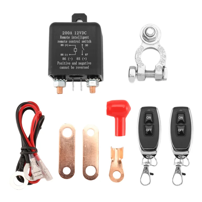 

Remote Battery Disconnect Switch Wireless Remote Control Battery Disconnect Switch Automobile Parts