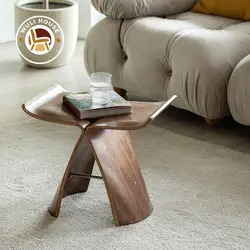 Wumovies-Tabouret Ins Danois avec Chaise Papillon, Tabouret Sauvage de Salon, Tabouret de Remplacement de Alicante, Petit Banc de Loisirs Créatif, Nouveau, 2024