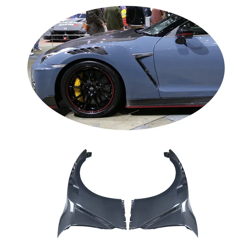 

Durable and reliable MXGET 2020 Nismo Style Front Fender For 2008-2021 Nissan GTR R35 Car Fender R35 Vented Fender