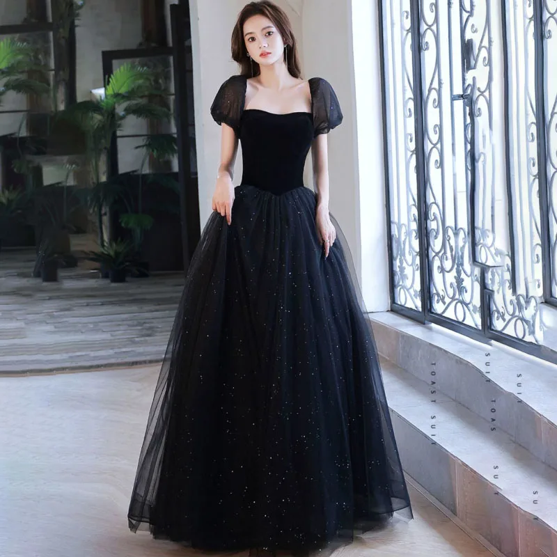 Long Banquet Evening Dresses Women\'s 2024 New Spring Summer Luxury High-End Birthday Party Dress Annual Meeting Host Dress