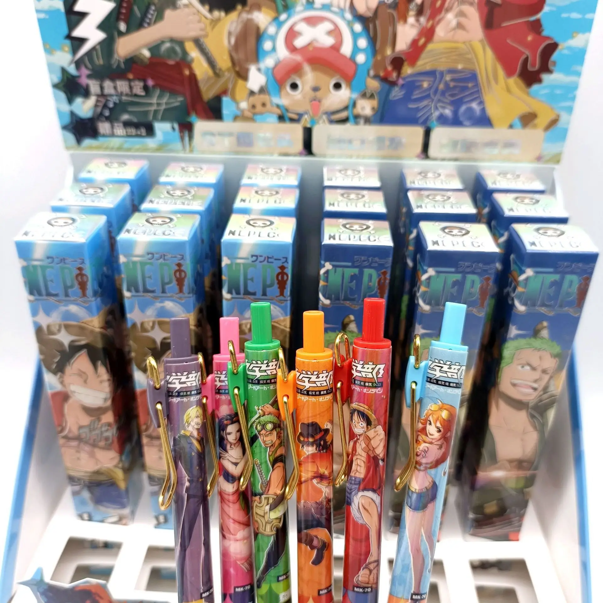 

12pcs One Piece Gel Pen Cartoon Cute 0.5mm Black Press Sign Pen Independent Packaging Student Stationery Wholesale Kids Gifts
