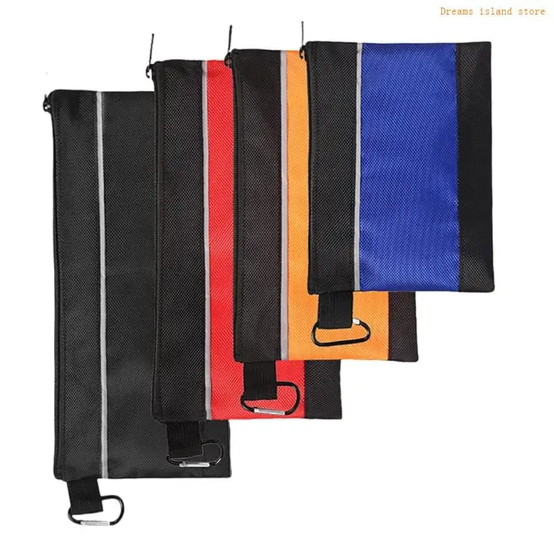 Bolsa ferramentas com zíper eletricista Oxford Pouco ferramentas à prova d'água para organizador ferramentas para e