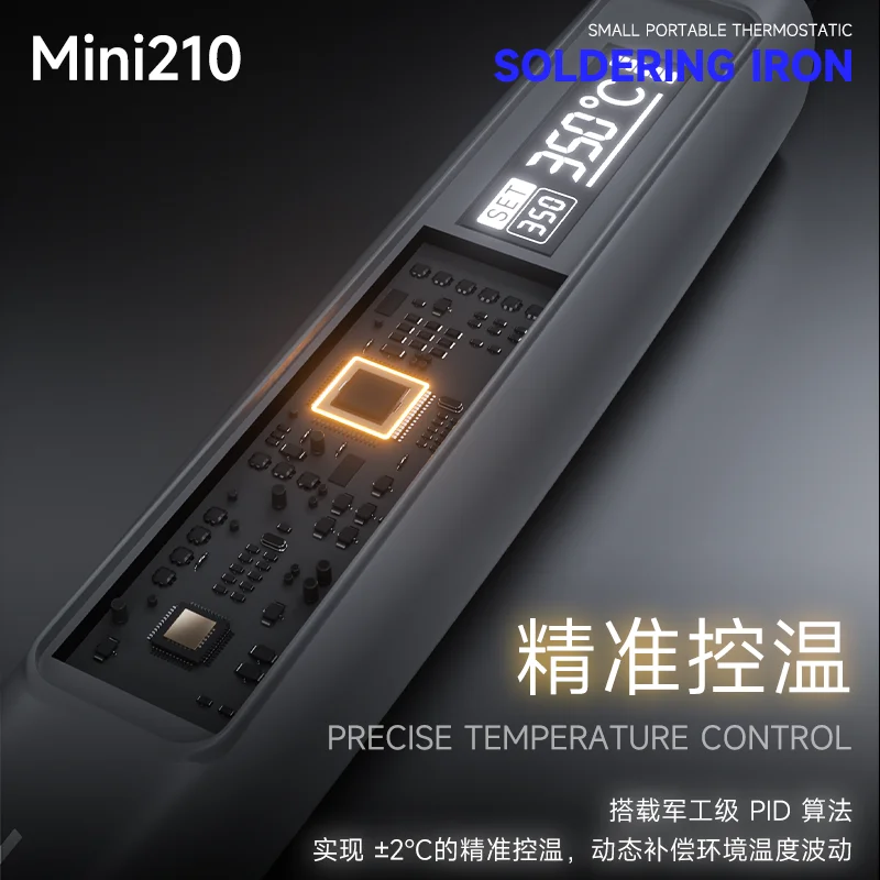 Mechanic Mini210 Small Portable Thermosatic Soldering iron 210 Integrated Heating Core Fast Heating Smart Sleep for Phone Repair