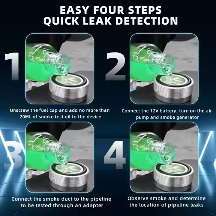 Tlf karjoys detector de vazamento de fumaça de alta qualidade ferramenta de teste de carro elétrico testador de bateria teste de diagnóstico também