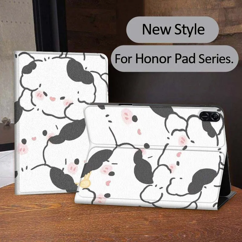 

Soft Cute Animal Pattern For Honor Tab Tablet MagicPad 3 6 7 X8 V7 V8 8 9 X9 X8a X9a 10 Pro Inch 2020 2021 Tablet Case