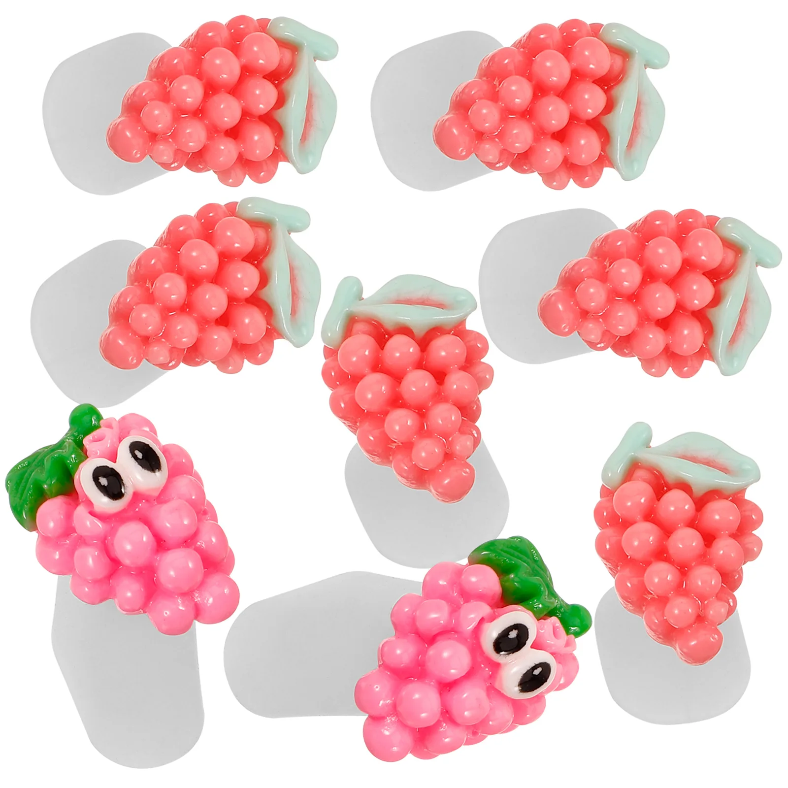 

8 Pcs Separators Pedicure Resin Toe Separators For Nail Polish Grape Style Nail Art Tools for Women Manicure Supplies