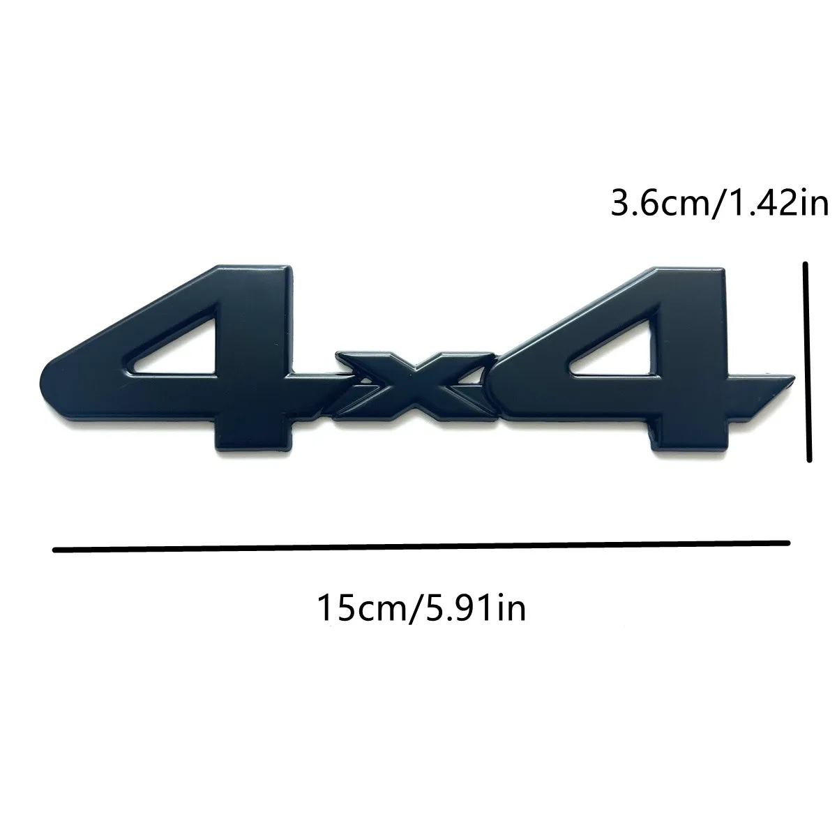 Metal 4X4 off-road vehicle four-wheel drive car logo suitable for body trunk tail side car sticker decal decorative accessories