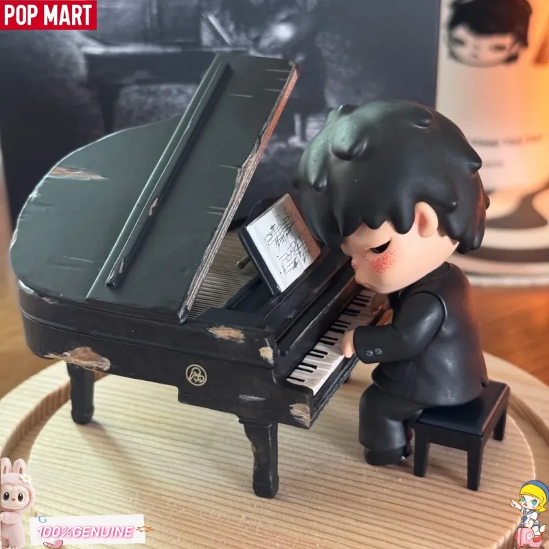 

New Genuine POP MART Hirono Piano Master Handheld Hang Card Authentic Trendy Toy Doll Ornament Desk Decor Birthday Surprise Gift