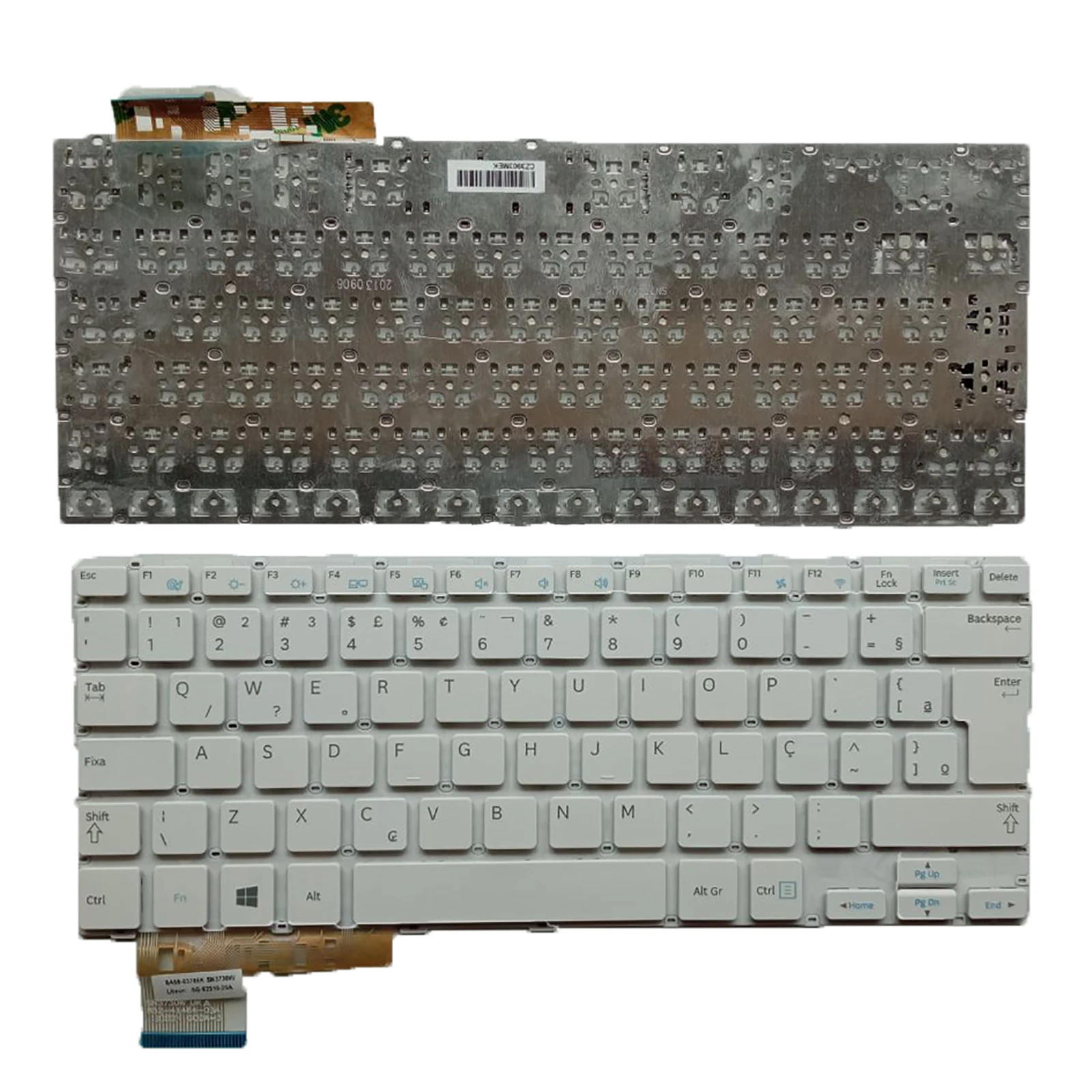 Untuk Samsung 915S3G laptop NP915S3G-K01CN Keyboard laptop putih BR