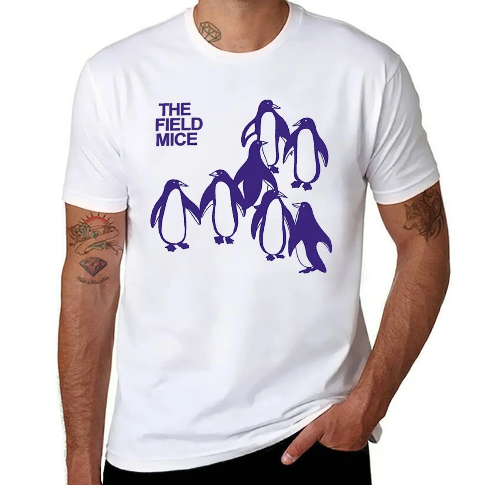 Camisas de algodón para camisas Camiseta Ratones para hombre camiseta suave Sensitive Records Field camisetas Sarah gráfico - hombre - The t