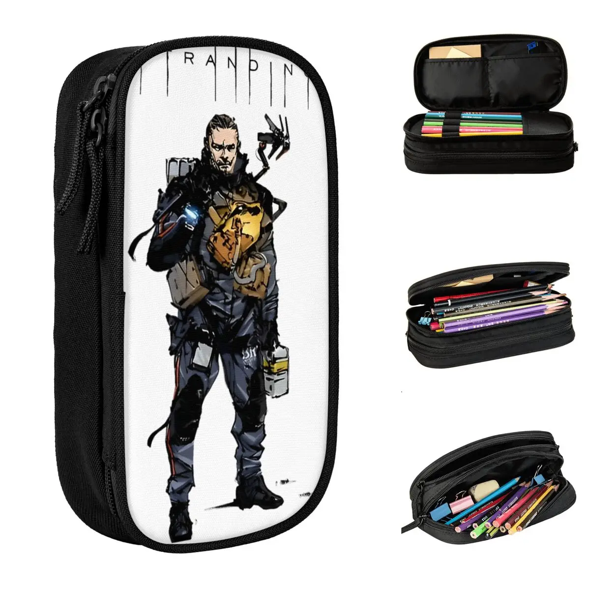 death-stranding-jogo-para-fas-lapis-casos-caneta-titular-para-estudante-grande-saco-de-armazenamento-estudantes-presentes-escolares-papelaria