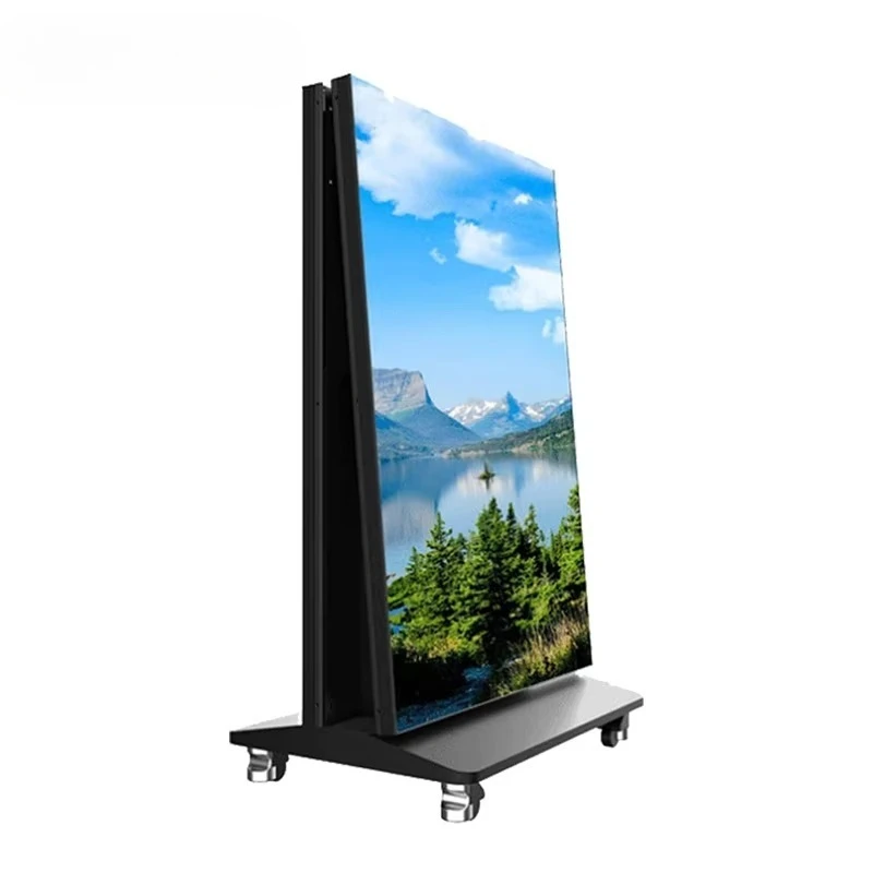 Foldable LED Poster Screen P2.5 Portable Digital LED Display Stand for Advertising and Events