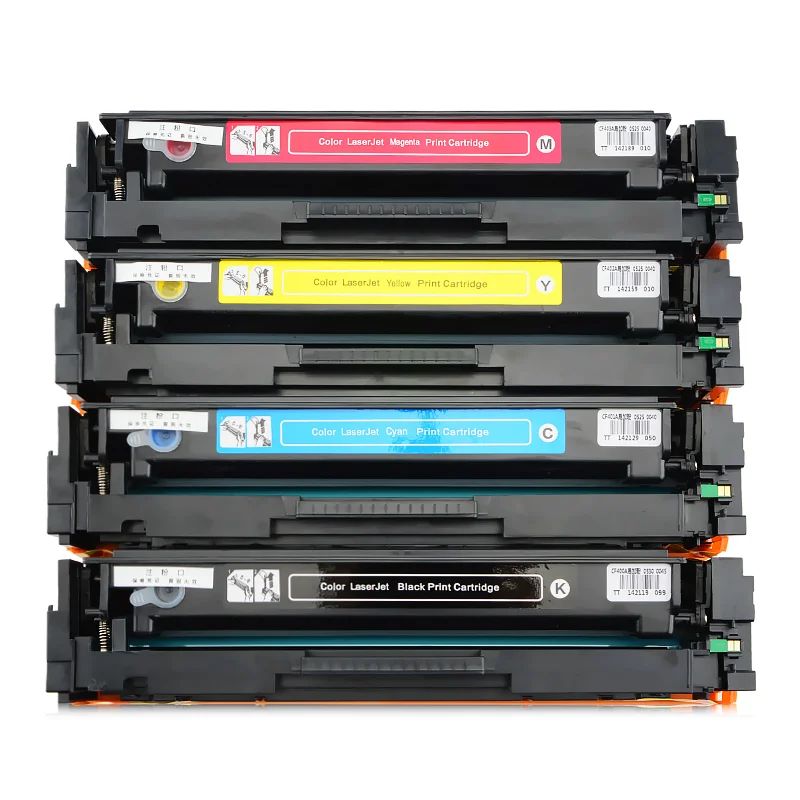 4 pack High Yield W2110X W2111X W2112X W2113X 206X Toner Cartridge With Chip for HP M255dw M282nw M283cdw M283fdw