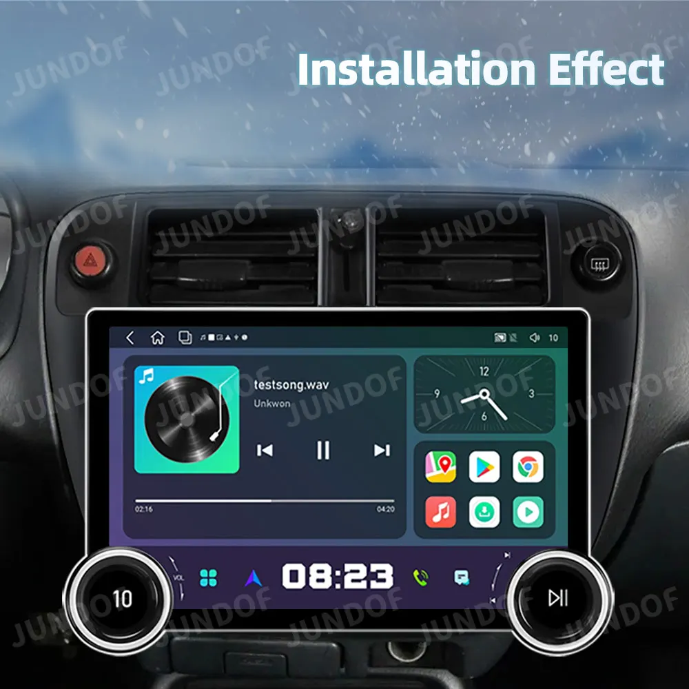 11.8 "2K 2din 4G Android Autoradio Stereo Multimedia Videospeler Voor Honda Civic 1996-2001 Lhd Navigatie Gps Carplay Bluetooth