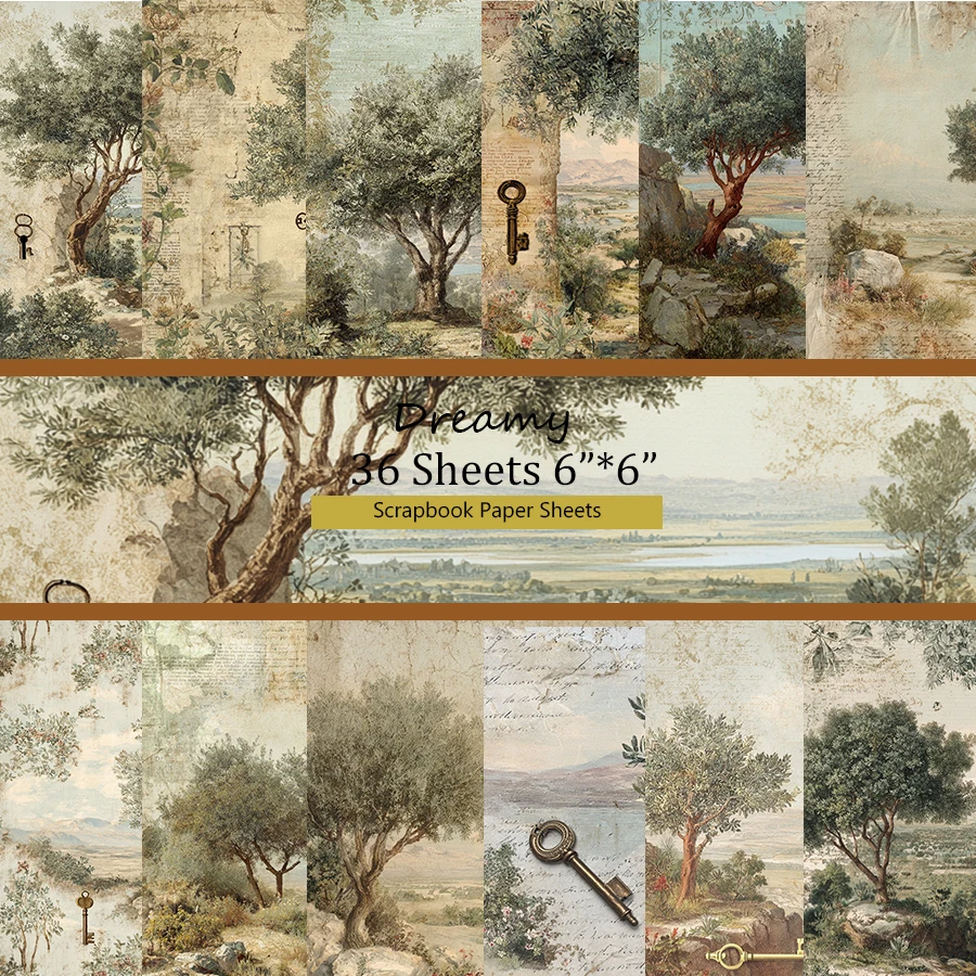 

36 Sheets 6"x6" Decorative Scrapbook Paper: Kawaii Animal Patterns for Scrapbooking, Origami & Kids’ Handicrafts