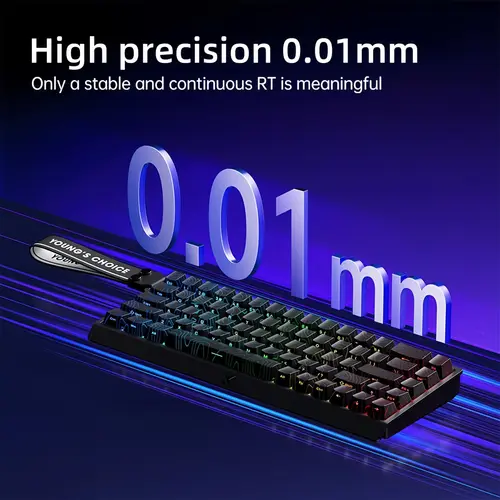 Imagen 2 del producto MCHOSE ACE 68 interruptor magnético teclado para juegos efecto Hall disparador rápido programable RGB 8K Hz DKS/MT/TGL/RS/SOCD teclado