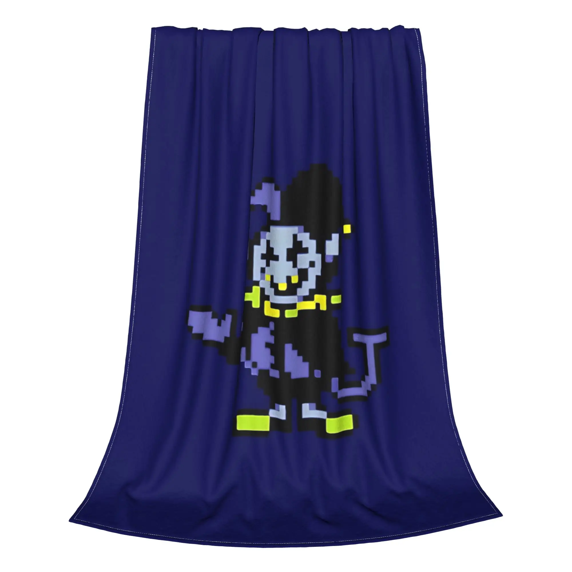 1PC Home Cute Room Decor Pixel Monster Graphic  Blanket Throw Blanket Deltarune Novelty Warm Blanket All Season