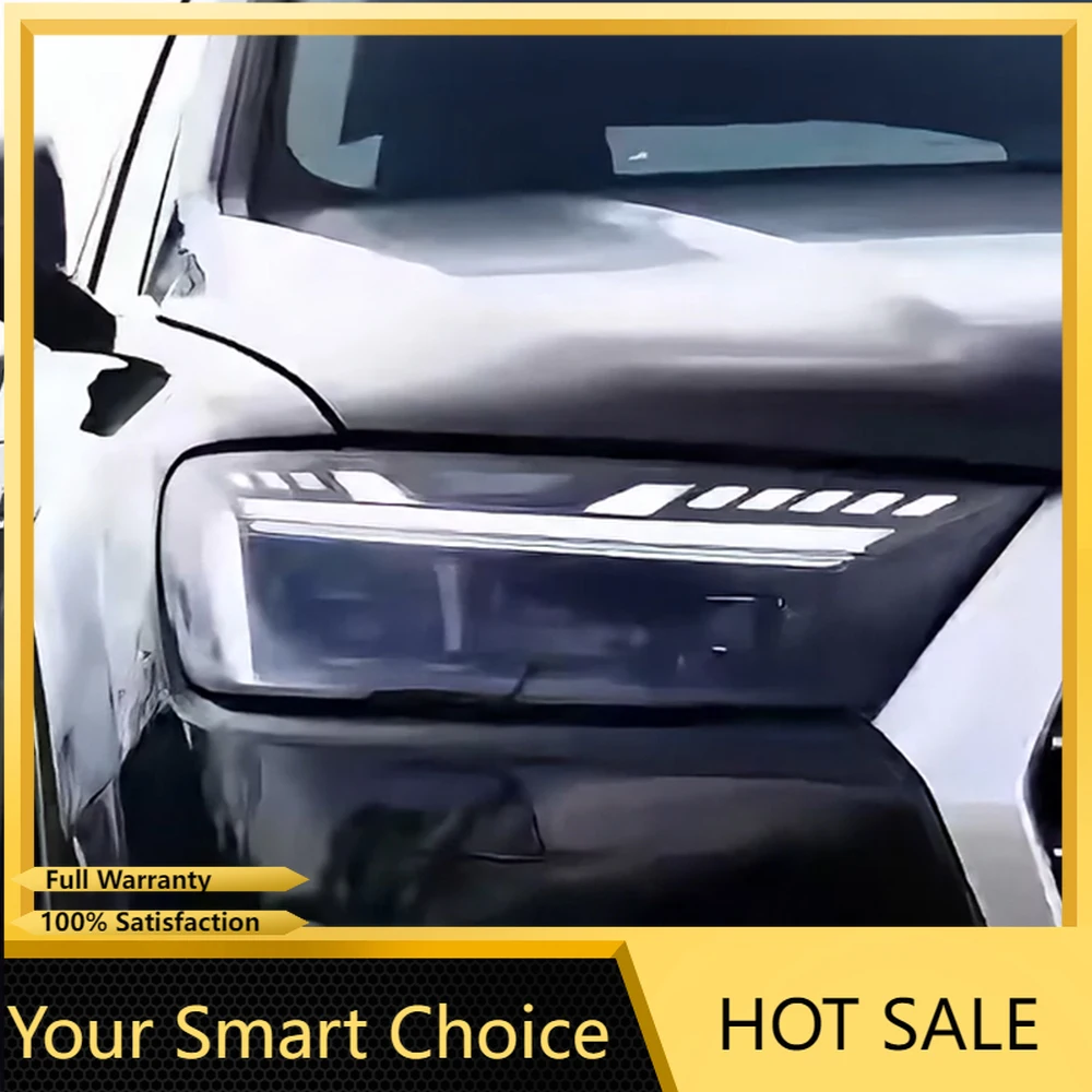 

Для Audi Q7 2016-2019 автомобильные фары в сборе, обновленная стартная анимация, новый стиль SQ7, светодиодный объектив проектора, автомобильные инструменты, аксессуары