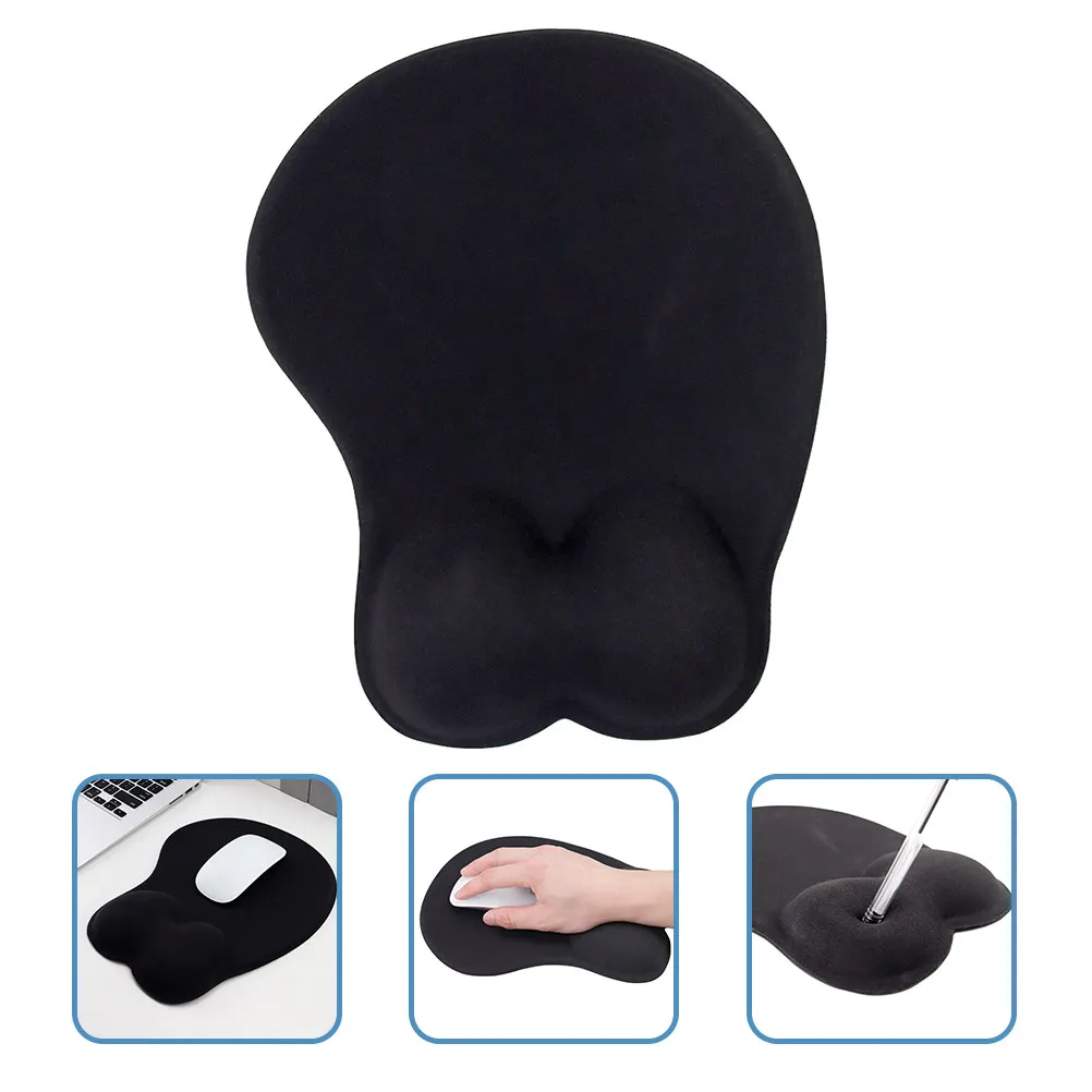 

Коврик для мыши из полимерной смолы, утолщенный, эргономичный, с поддержкой запястья, противоскользящий, для компьютера, ноутбука, офиса