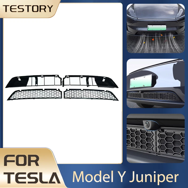 For Tesla Model Y Juniper 2026 2025 Accessories Bug Guards Front Grill Guard Grille Insert Mesh Anti Insect Net for Model Y 2026