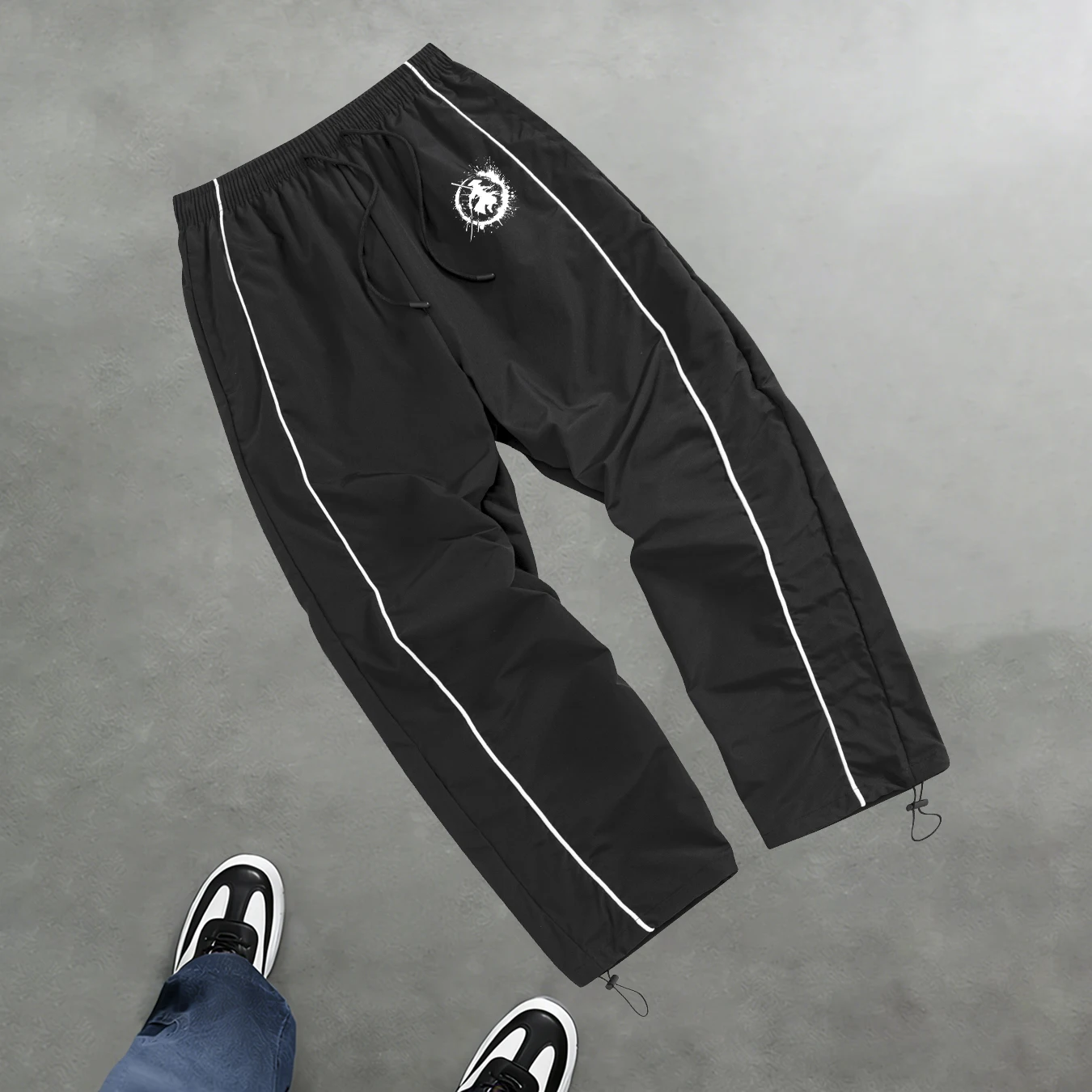 

Fashionable Printed 2026 New Style Sports Pants Summer Hot Sale Lightweight Casual Pants Street Style Suitable For Men And Women