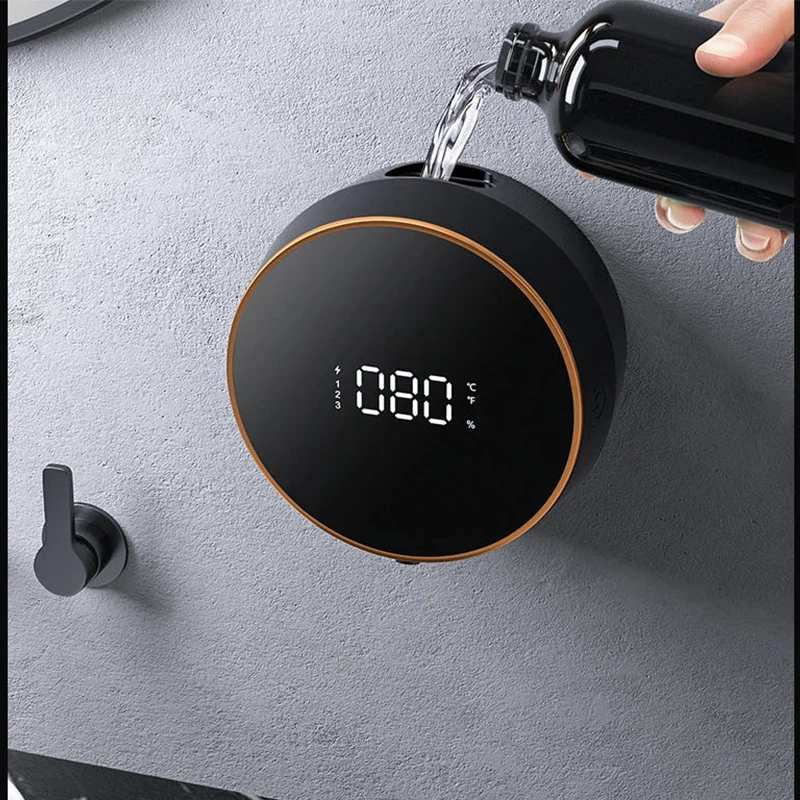 Dispenser Sabun Sensor Otomatis Baru Mesin Busa Cuci Tangan Otomatis Terpasang Di Dinding 300Ml USB Elektrik Pencuci Tangan Inframerah Tanpa Sentuhan