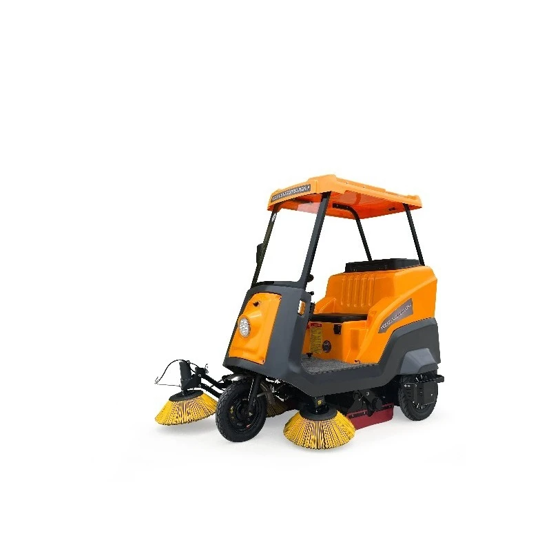 C170 Electric Ride-On Road Sweeper Vacuum Street and Garden Cleaner