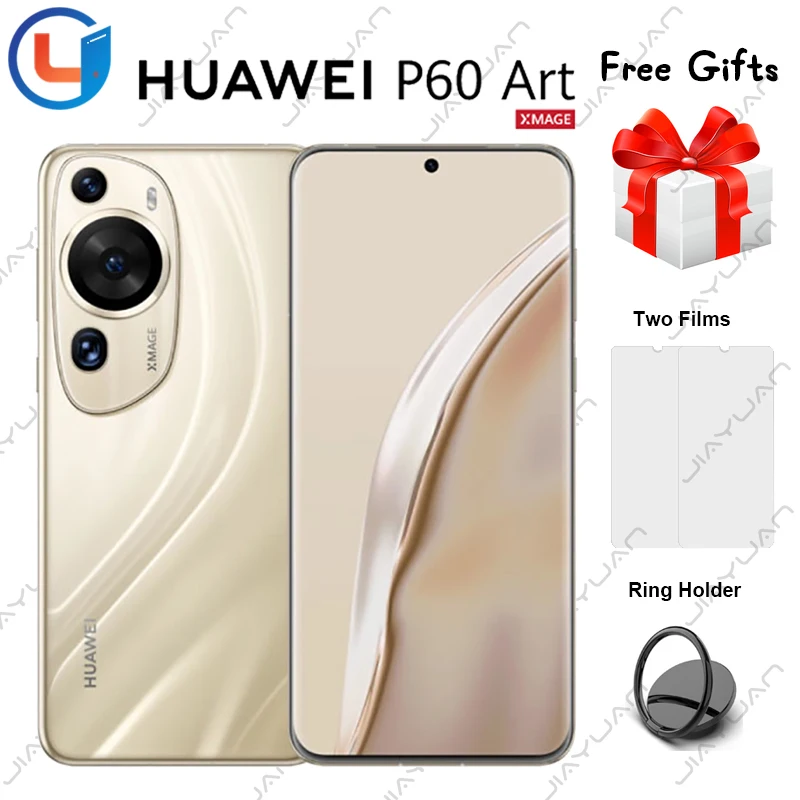 

Original Huawei P60 Art 6.67" Kunlun Glass Screen Snapdragon 8+ Gen 1 HarmonyOS 3.1 Bettery 5100mAh Smartphone