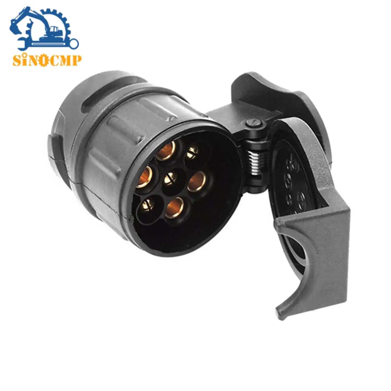 

SINOCMP 1 шт. 13-контактный на 7-контактный адаптер для автомобильного прицепа, грузовика, каравана, фаркопа, конвертер, пластиковые автомобильные аксессуары