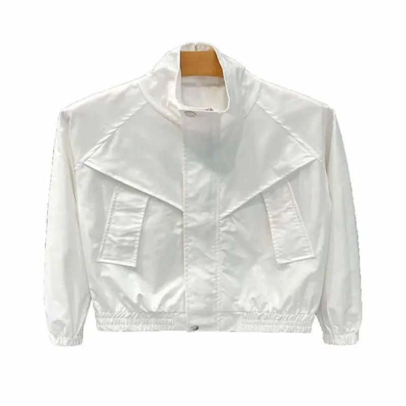 Casual Stand Collar Jaet Men's Spring Autumn Trendy Brand Haome  Color Leisure Outerwear New 2025 Youth Faion