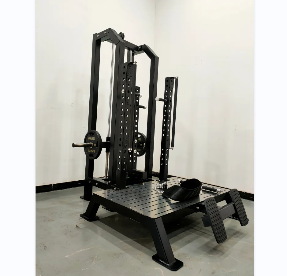 2024 New Design  Commercial Strength Training Home Gym Fitness & Body Building Squat Machine Belt Squat Sports Equipments