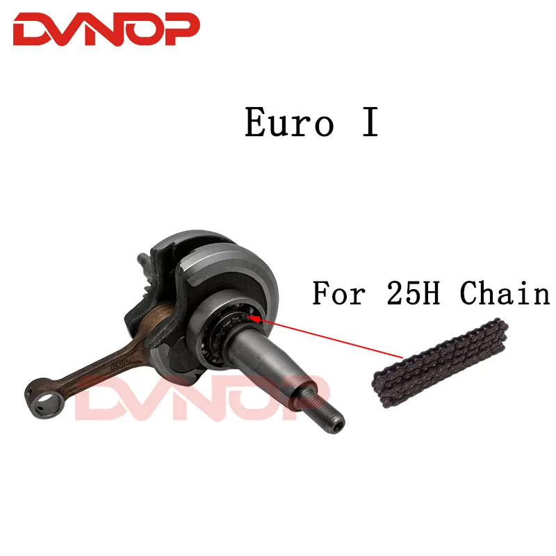 Motorcycle Crankshaft Crank Shaft Emission Version Engine for Yamaha YBR125 TTR125 TTR JYM YBR 125 125cc Euro I Euro II