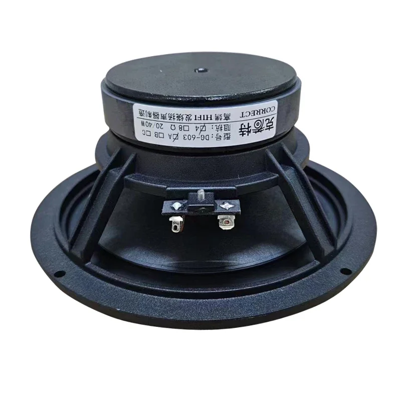 1 шт., драйвер для динамика, полный диапазон частот 6,5 дюйма, смешанный золотой бумажный конус IIR с резиновым покрытием, 170 Ом, 25 Вт, внешний диаметр мм