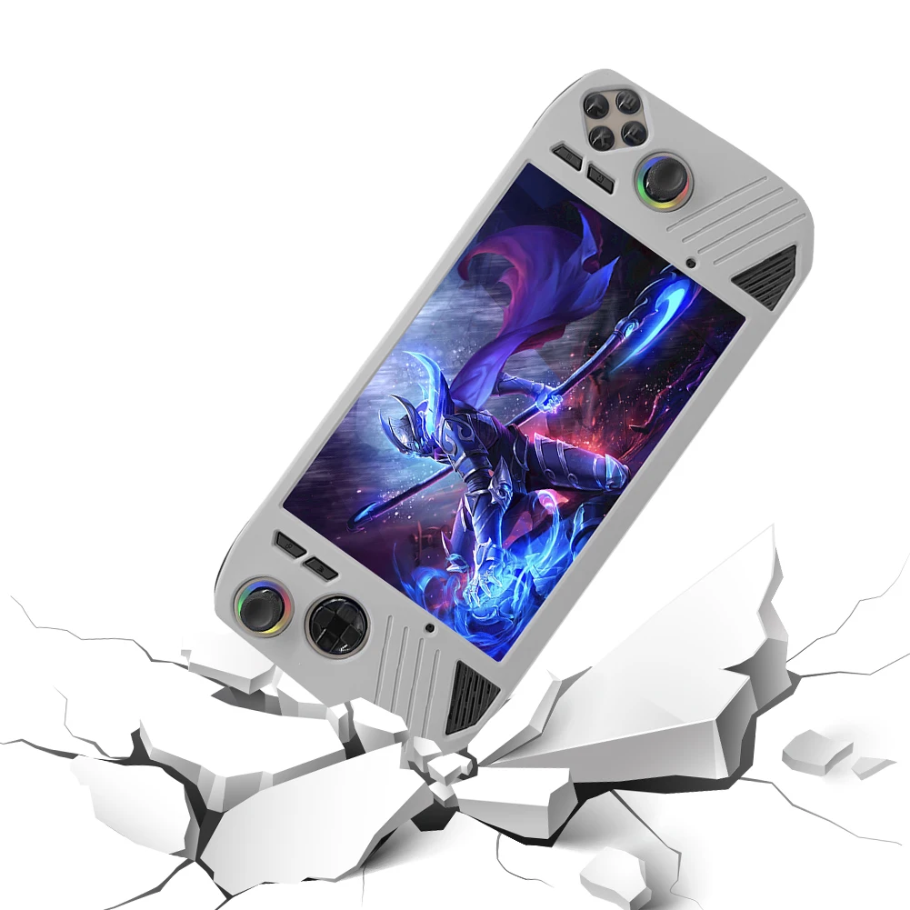 MSI Claw 8AI 핸드 헬드 콘솔 실리콘 케이스 게임 콘솔 보호용 여행용 보관 주머니 소프트 커버 케이스 용 보호 케이스