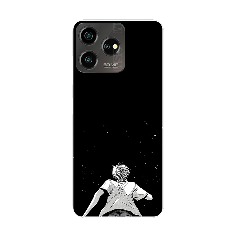 For ZTE Blade V50 Design 4G Case Cover V50Design 4G Funda Astronaut Soft Silicone Back Cover Case for Blade V50 Design 4G etui