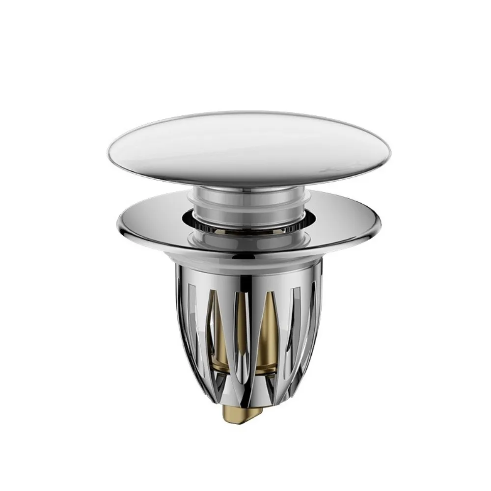 

Copper Core Floor Drain Filter Mesh Sealing Cover Anti-clog Washbasin Bounce Core Multifunctional Sink Strainer