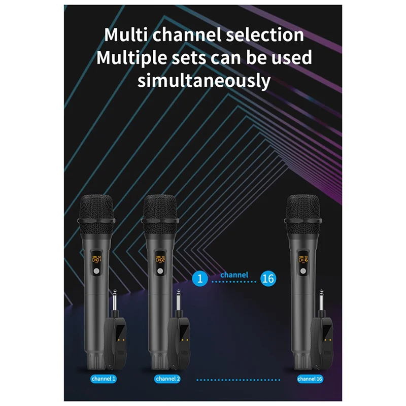 Dropship-2.4G Wireless Microphone Universal Anti-Howling Stage Karaoke Charging Microphone Sound Card Live Microphone